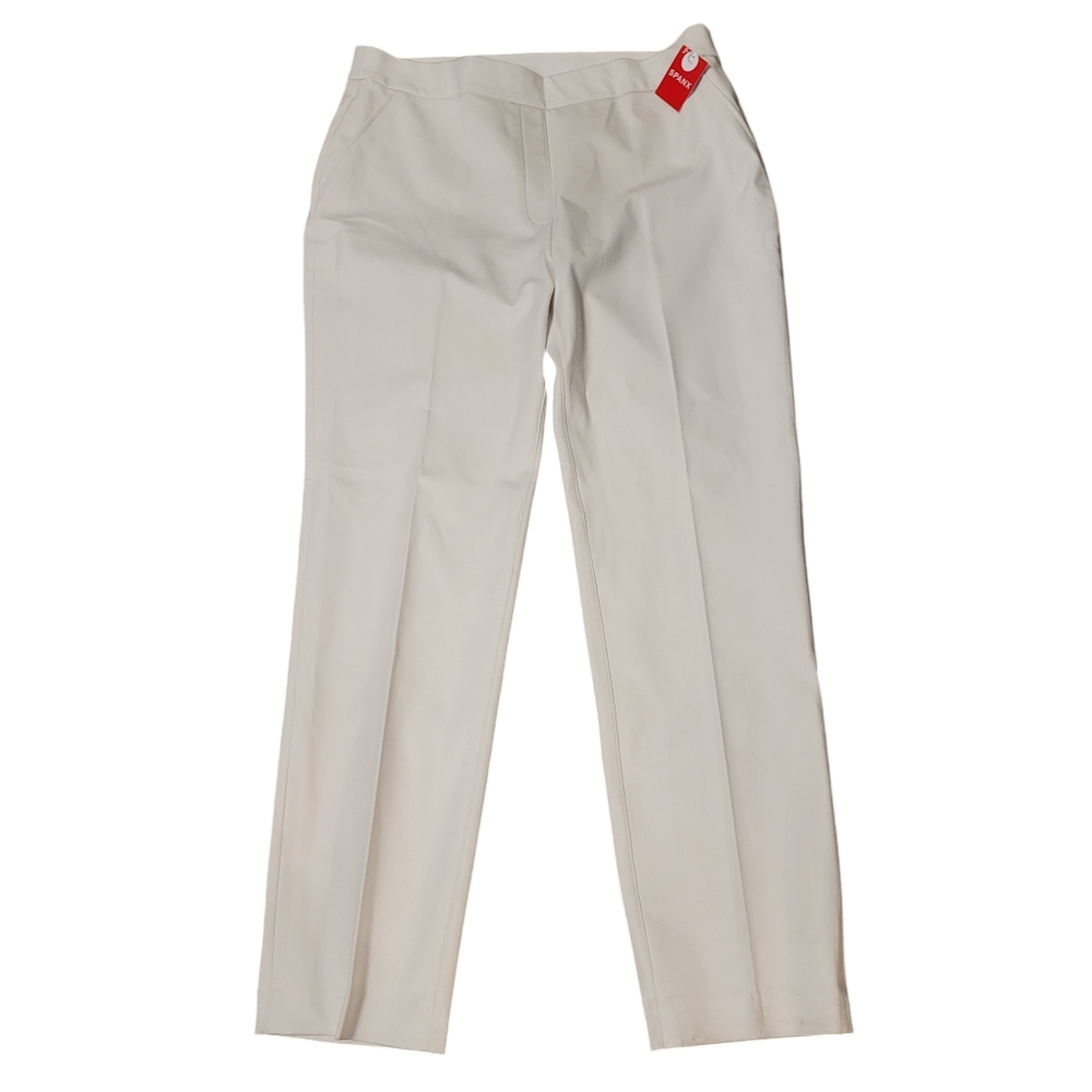 Spanx Slim Straight Classic White Pant XL Tall